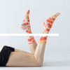 Hot sale Tie Dyed Long Versatile Colorful Moisture wicking Power Running Socks