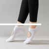 Yoga socks anti slip new design custom grip logo pilate socks in outdoor floor breathable handiness pilates