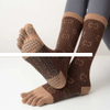 Yoga anti slip professional women s five finger socks Pilates socks in the tube indoor special fitness floor socks for adults
