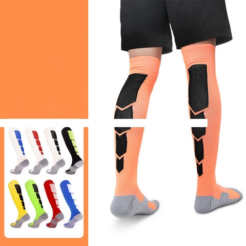 New hot sale all kinds of sports socks adult children custom logo soccer sports grip stockings basketball running socks