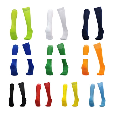 Hot Selling Custom Design Football Socks Solid Color Casual Fashionable Style for Youth