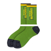 ODM Fashion Socks Yellow Green Orange Colour Letter Jacquard Cotton Socks Custom Your Design Sport Socks