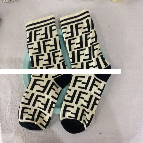 Wholesale socks women s crew socks new style ladies cotton a letter pattern design brand name