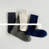 Men s solid color right angle socks degree heel commuting autumn and winter cotton socks