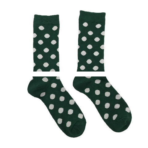 Men Colorful Fancy Novelty Combed Cotton Crew Socks