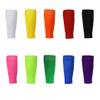 Custom Adults Children Elastic Shin Multi Colour Options Guard Socks Soccer Shin Pad Socks Slip Guard Stay Sleeves For Football