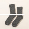 Men s wool mid tube plush thickened heating and warm loop socks super thick cotton socks