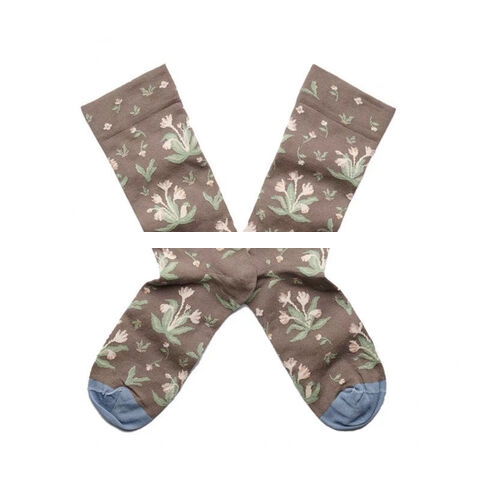 Men s New Cotton Fashionable and Personalized Mid length Contrast Color Cotton Socks