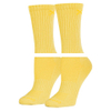 Women s Solid Cotton Crew Socks