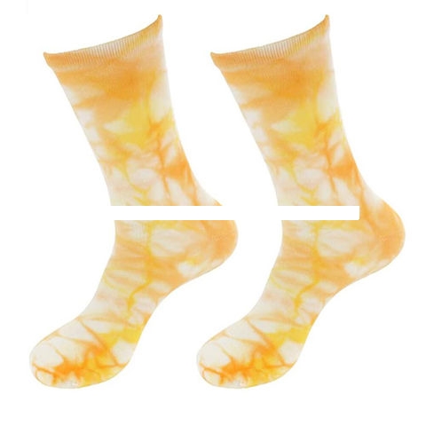 Men s Bamboo Athletic Tie Dye Crew Socks