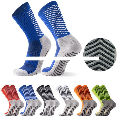 Various Styles Colors High Anti Slip Knitted Football Socks for Youth Breathable for Daily Training Fast Delivery