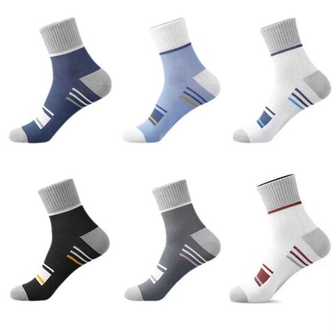 Road Cycling Aero Socks Color Matching Mid Tube Socks Sweat Absorbent Deodorant Durable Sports Socks