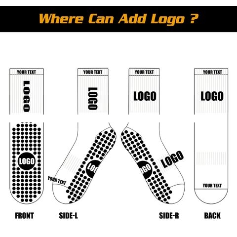 Custom Your Own Logo or design free sample socks Factory price socks sports soccer breathable not slip grip socks