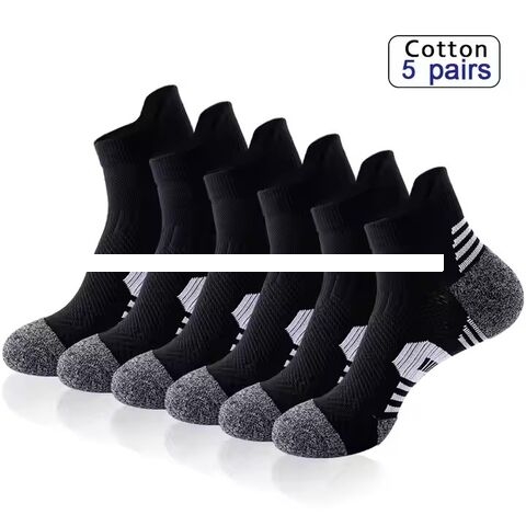 ODM Calcetines De Verano Short Tube Summer Marathon Athletic Socks Summer Breathable Sports Socks With Terry