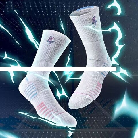 New style Profession Running Sport white Socks Add Thicked Warm Combed Cotton custom Socks