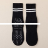 Men s autumn striped mid tube socks, sport combed cotton breathable socks