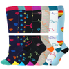 Men s plush cotton socks, double needle striped color blocking casual sports mid length socks