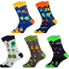 Custom Woven Logo Multi Style Unique Golf Gifts Golfing Men Socks For Golfers
