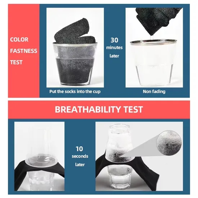 Premium Dress Socks for Men Women Moisture-Wicking Anti-Slip Design OEM Customization Socks