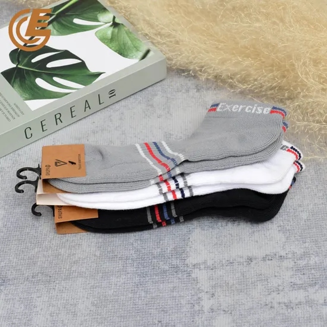 Wholesale Business Unisex Summer Cotton Anti-Slip Sports Crew Socks