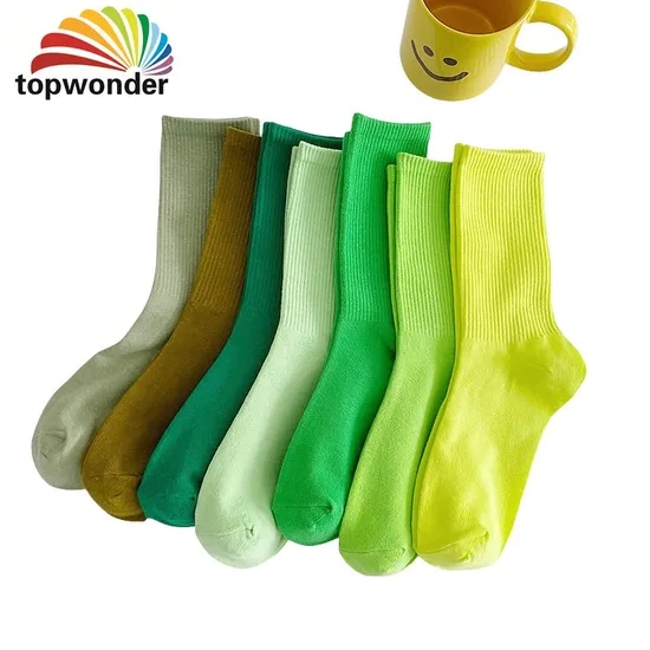 Customize All Colors of Stripe Sock Candy Color Sock Crew Sock Sports Sock in Many Colors, Sizes and Material