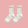 White Socks Women′s Medium Spring and Summer Thin High-Value Cute Lace Japanese Jk Simple Thigh High Socks