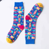 Personalized Jacquard Women′s Socks Fashionable Hundreds of Long Socks Ins Tide Niche Socks Sweat Absorbent Permeable Cotton Socks