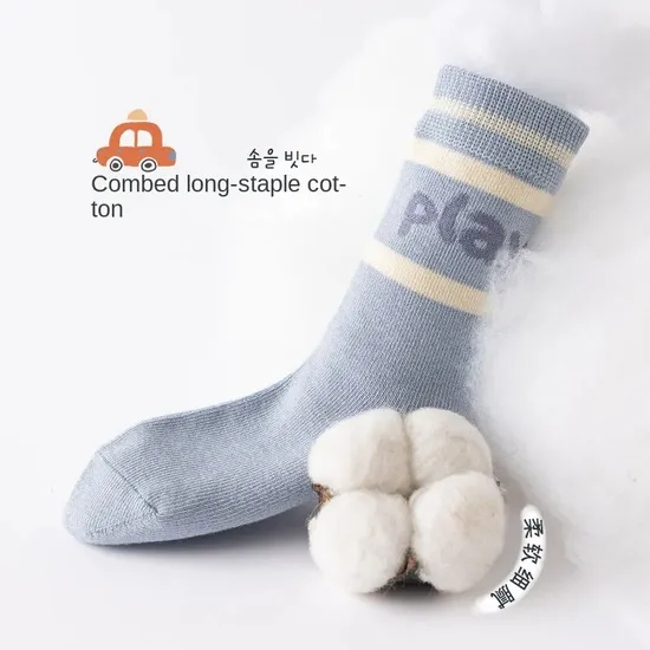 2025 Cute Style Kids Wholesale Autumn Newborn Baby Socks Boneless Tube Socks Knee Length Casual Hot Sale Knitted Warm Socks