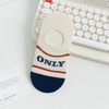 Socks Women Spring and Summer Shallow Invisible Socks Women Non-Slip Not Drop Heel Boat Socks Simple Blue Department Combed Cotton Boneless Socks