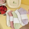 New Candy Colored Flower Embroidered Pile Socks Women Cotton Socks