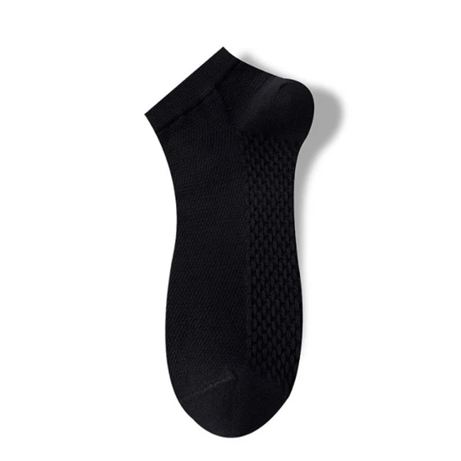 Solid Color Business Short Cotton Waist Summer Deodorization Sports Ankle Socks