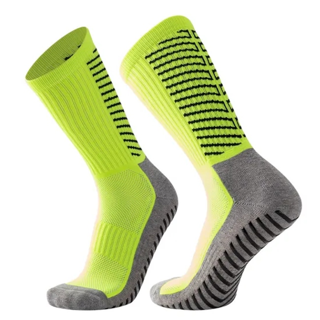 Customized Adhesive Anti Slip MID Tube Sports Socks, Thickened Towel Bottom, Long Tube Socks, Pressure Socks