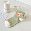 Tulip Women′s Short Socks Cute College Style Socks Boat Socks Thin Breathable Socks