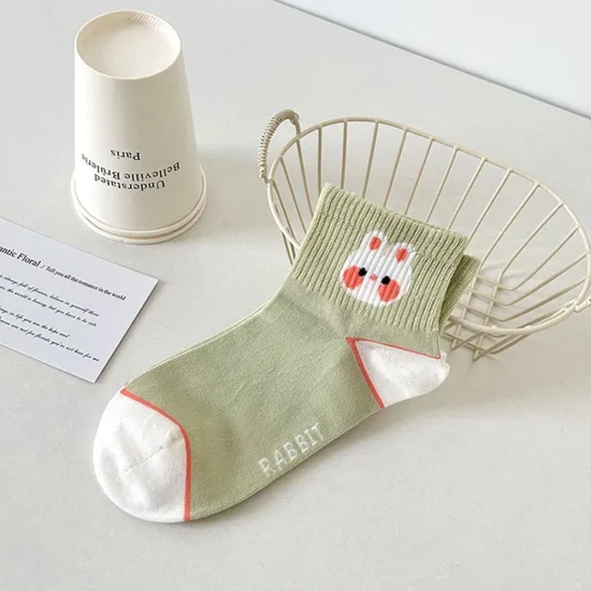 Tulip Women′s Short Socks Cute College Style Socks Boat Socks Thin Breathable Socks