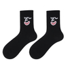 Cotton Funny Novelty Anime Cartoon Face Emoticon Socks for Women Lady
