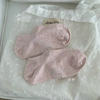 Cream DOT Yarn Yuanbao Boat Socks Foot Printing Rubber Shallow Socks Japanese Summer Thin Non-Slip Non-Falling Heel Short Socks