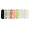 Socks Women Boat Socks Summer Thin Cotton Socks Anti-Slip Not Drop Heel Shallow Invisible Socks Sweat Absorbent Breathable Short Socks