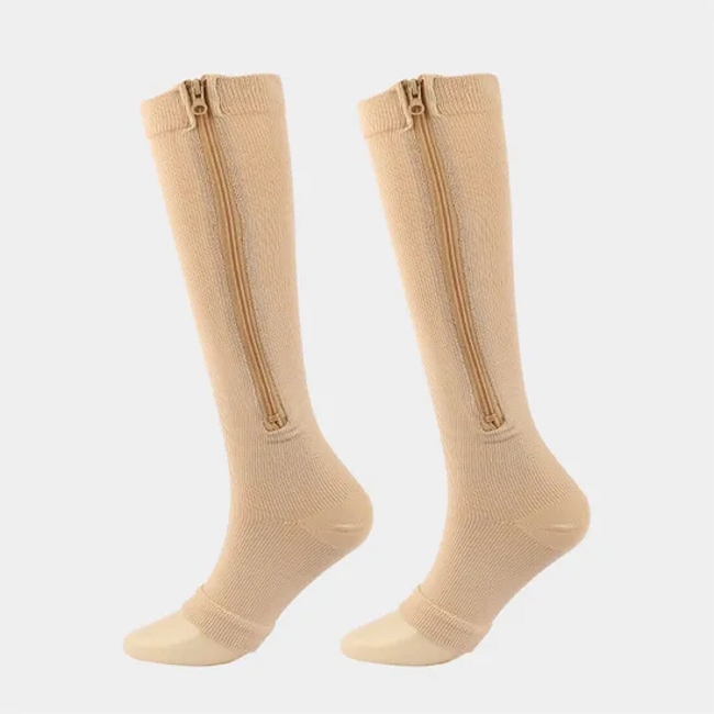 75% Nylon, 25% Spandex Compression Sport Socks