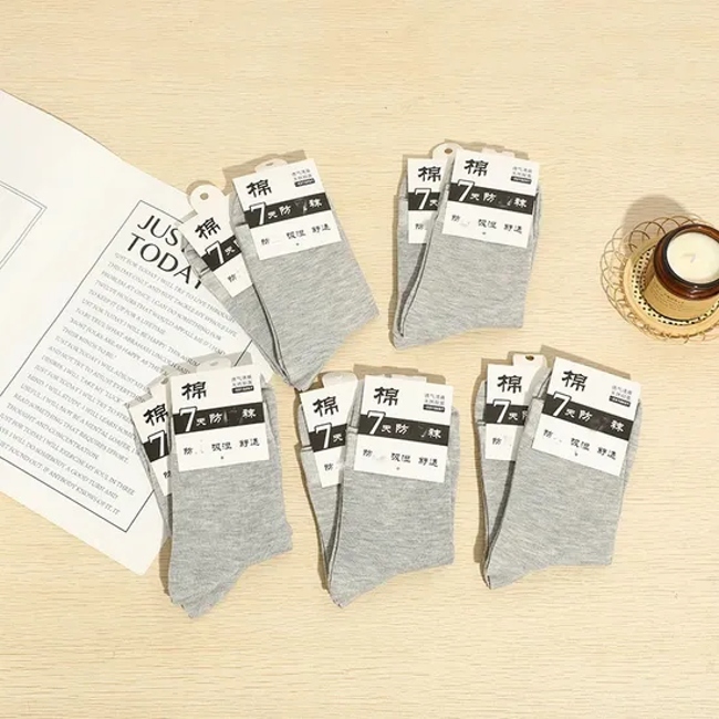 2020 Hot Sale Custom Black Dress Sock Men Black Dress Socks for Men Business Socks Black Big