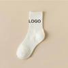 Factory Price Calcetines Women and Men Plain Knit Bamboo Cotton Business Dress Socks Custom