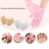 Moisturizing Glove Socks Set, Silicone Gel SPA Socks for Dry Cracked Skin, Silicone Gel Heel Socks Anti Slip, for Foot Hand Softening