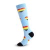 Xianghui Women Running 15-20 Mmhg Sport Knee High Custom Logo Compression Socks