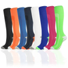 Sports Knee High Compression Socks Men Cycling Fitness Work-out Gym Running Football Soccer Custom Design Socks
