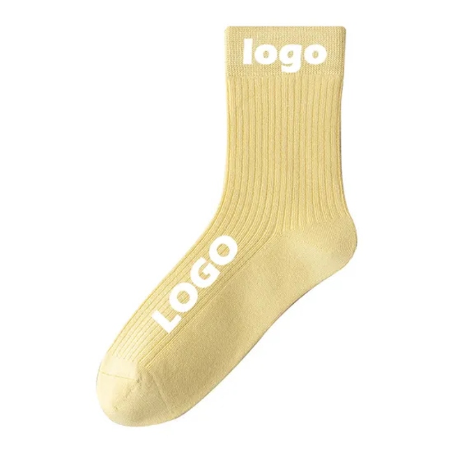High Quality Custom Socks Design Own Logo High Quality Low MOQ Men Cotton Breathable OEM Unisex Socks