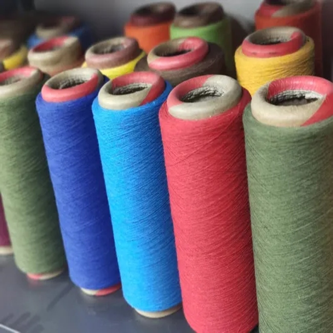 Recycled Cotton Polyester Blended OE 20s 24s Tc Yarn