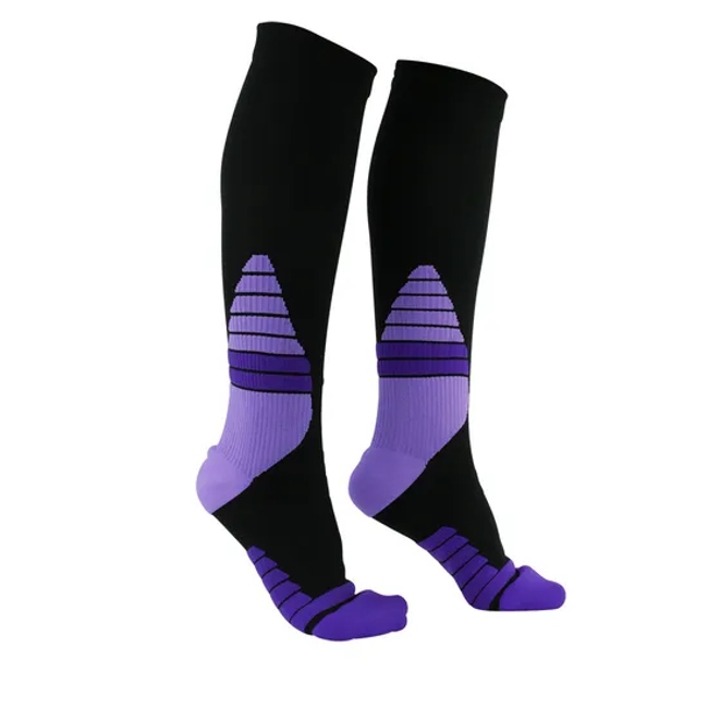 Compression Socks Running Marathon Long Tube Sports Unisex Knee Length Breathable Wbb17069