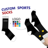 High Quality Custom Logo All Over Basketball Terry Sock Custom Design Durable Sport Socks Solid Cotton Low Price Socks
