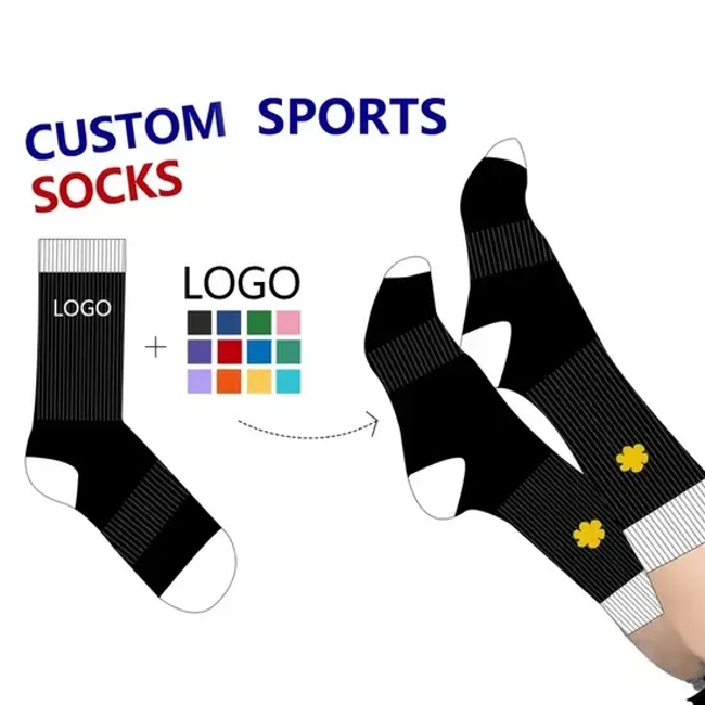 High Quality Custom Logo All Over Basketball Terry Sock Custom Design Durable Sport Socks Solid Cotton Low Price Socks