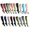 Xianghui Wholesale Can Custom Logo Sport Stretch Nurse Knee High Compression Socks