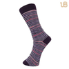 Men′s Stripe Dress Sock with Custom Pattern